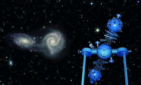Einblick in das Planetarium. Einblick in das Planetarium.